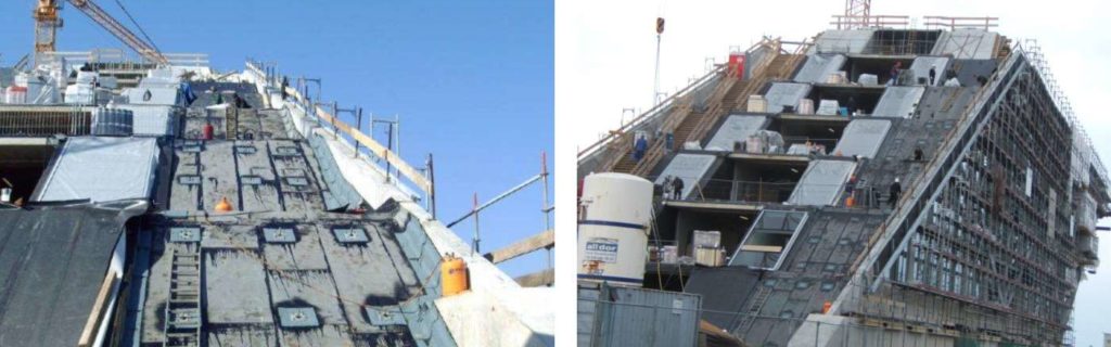 Abdichtung Dockland - Treppenkonstruktion